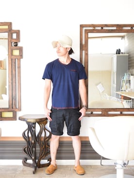 上水流（弟）さん（メンズ・171cm）の夏コーディネート