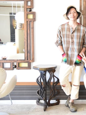 上水流（弟）さん（メンズ・171cm）の秋コーディネート