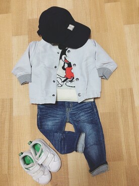 Rさん(キッズ・80cm)の春コーディネート