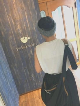 「チャイハネ（チャイハネ）のアイテム（ショルダーバッグ）」を使った、みさん（レディース・156cm）の夏コーディネート