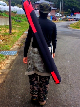 「しまむら（シマムラ）のアイテム（ハット）」を使った、春雨さん（メンズ・175cm）の夏コーディネート