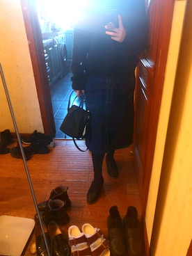 「b+ab（ビープラスエービー）のアイテム」を使った、Heixiaozhanさん（レディース・161cm）の冬コーディネート