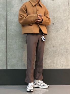 「ADER error（アーダーエラー）のアイテム（ジャケット/アウター）」を使った、ararikuさん（メンズ・175cm）の秋コーディネート