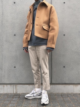 「ADER error（アーダーエラー）のアイテム（ジャケット/アウター）」を使った、ararikuさん（メンズ・175cm）の冬コーディネート