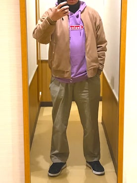 「Body Glove（ボディグローブ）のアイテム」を使った、テリーさん（メンズ・178cm）の冬コーディネート
