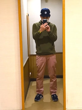「Wrangler」｜「アイテム（アナログ腕時計）」を使った、テリーさん（メンズ・178cm）の春コーディネート
