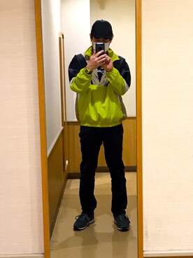 「DAISO（DAISO）のアイテム（帽子）」を使った、テリーさん（メンズ・178cm）の春コーディネート
