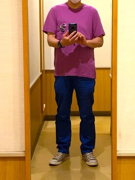 「Wrangler」｜「アイテム（アナログ腕時計）」を使った、テリーさん（メンズ・178cm）の春コーディネート