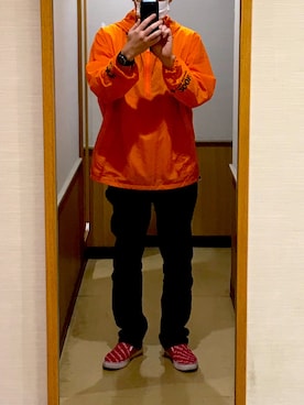 「SVEC（シュベック）のアイテム（スリッポン）」を使った、テリーさん（メンズ・178cm）の春コーディネート