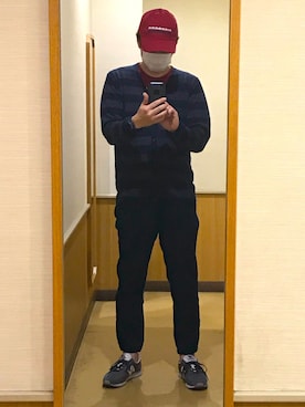 「GIORDANO」｜テリーさん（メンズ・178cm）の春コーディネート