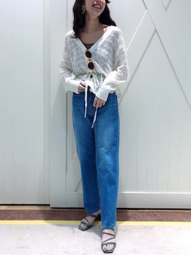 「へザー」｜「アイテム（キャミソール）」を使った、Ayamiさん（レディース・158cm）の春コーディネート