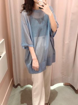 「へザー」｜「アイテム（キャミソール）」を使った、Ayamiさん（レディース・158cm）の夏コーディネート