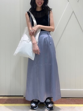 「へザー」｜「アイテム（キャミソール）」を使った、Ayamiさん（レディース・158cm）の夏コーディネート