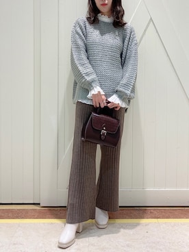 Ayamiさん（レディース・158cm）の秋コーディネート