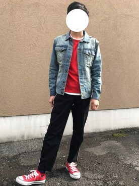 「HVC（エイチブイシー）のアイテム（ジャケット/アウター）」を使った、西鼠さん（メンズ・161cm）の冬コーディネート