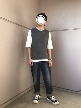 西鼠さん(メンズ・161cm)の春コーディネート