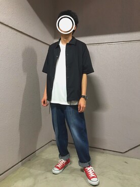 西鼠さん（メンズ・161cm）の春コーディネート