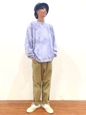 「BACK NUMBER（バックナンバー）のアイテム（スウェット）」を使った、すなさん（メンズ・181cm）の秋コーディネート
