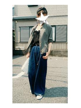 「used mix」｜「アイテム（その他）」を使った、moeさん（レディース・161cm）の春コーディネート