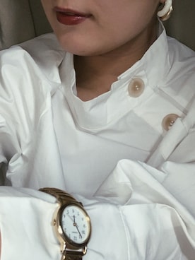 「haushca（ハウシュカ）のアイテム（トップス）」を使った、tsumiさん（レディース・154cm）の秋コーディネート