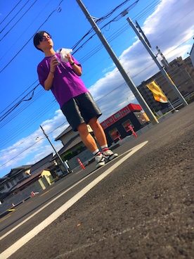 「激安コーデ」｜「アイテム（アクセサリー）」を使った、ゆさん（メンズ・175cm）の夏コーディネート