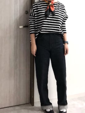 「RODE SKO（ロデスコ）のアイテム（財布/小物）」を使った、Ayaさん（レディース・158cm）の春コーディネート