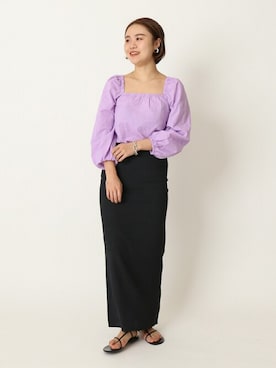 「U by SPICK&SPAN（ユーバイスピックアンドスパン）のアイテム」を使った、YUIさん（レディース・156cm）の春コーディネート