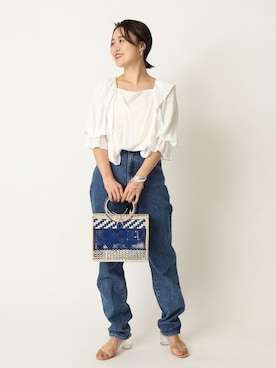 「U by SPICK&SPAN（ユーバイスピックアンドスパン）のアイテム」を使った、YUIさん（レディース・156cm）の春コーディネート