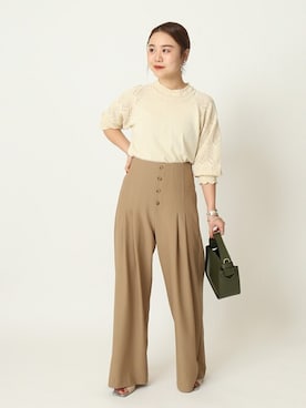 「U by SPICK&SPAN（ユーバイスピックアンドスパン）のアイテム」を使った、YUIさん（レディース・156cm）の春コーディネート