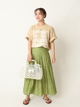 「U by SPICK&SPAN（ユーバイスピックアンドスパン）のアイテム」を使った、YUIさん（レディース・156cm）の春コーディネート