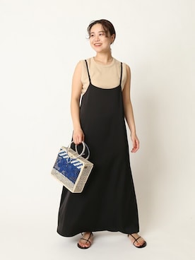 「U by SPICK&SPAN（ユーバイスピックアンドスパン）のアイテム」を使った、YUIさん（レディース・156cm）の夏コーディネート