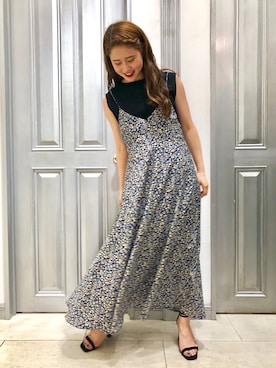 「JILL STUART（ジルスチュアート）のアイテム（トップス）」を使った、Naoさん（レディース・156cm）の夏コーディネート