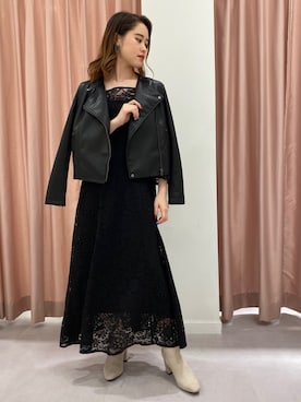 「JILL STUART（ジルスチュアート）のアイテム（ブルゾン）」を使った、Naoさん（レディース・156cm）の秋コーディネート