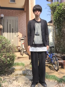 けんとさん（メンズ・173cm）の春コーディネート