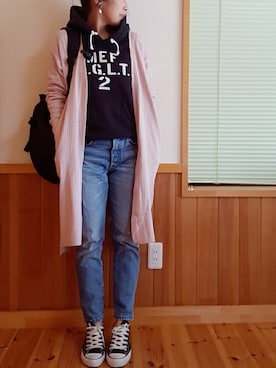 「ドラフトリーバイス」｜「アイテム（アクセサリー）」を使った、ぷっちょ☆さん（レディース・156cm）の冬コーディネート