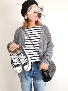 「ベレ女」｜ぷっちょ☆さん（レディース・156cm）の冬コーディネート