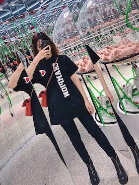 「J BRAND（ジェイブランド）のアイテム」を使った、chercherchloeさん（レディース・158cm）の夏コーディネート