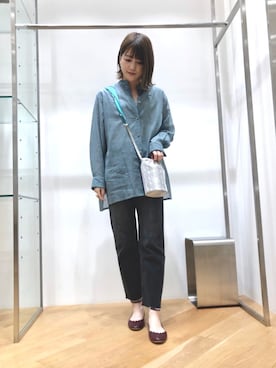 「URBAN RESEARCH ROSSO」｜「アイテム（財布/小物）」を使った、miuさん（レディース・159cm）の春コーディネート