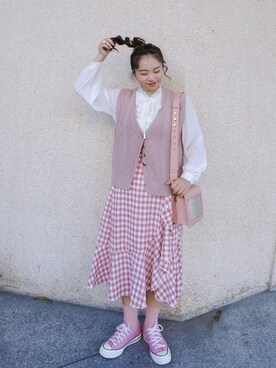 「日常」｜「アイテム（ワンピース/ドレス）」を使った、21貳咿@hsuan. jpgさん（レディース・160cm）の秋コーディネート