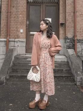 「日常」｜「アイテム（ワンピース/ドレス）」を使った、21貳咿@hsuan. jpgさん（レディース・160cm）の冬コーディネート