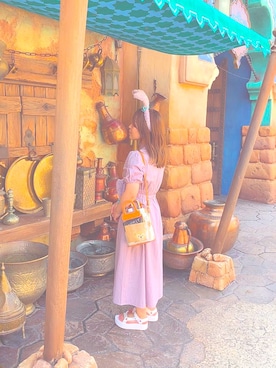 「Teva（テバ）のTeva / プラットフォーム ユニバーサル（サンダル）」を使った、batamaさん（レディース・155cm）の夏コーディネート