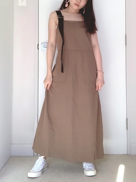 「AVAN LILY（アヴァンリリィ）のアイテム（ワンピース/ドレス）」を使った、luanne🧡さん（レディース・155cm）の秋コーディネート