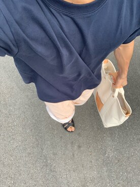「JIMMY CHOO（ジミーチュウ）のアイテム（サンダル）」を使った、@さん（メンズ・173cm）の夏コーディネート