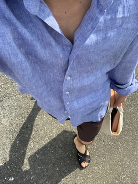 「JIMMY CHOO（ジミーチュウ）のアイテム（サンダル）」を使った、@さん（メンズ・173cm）の夏コーディネート
