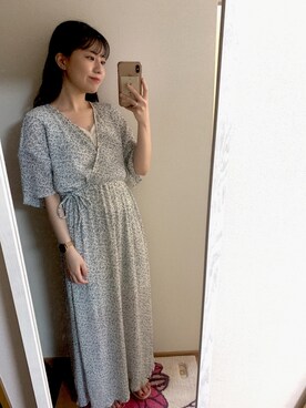 「Daniel Wellington（ダニエルウェリントン）の販売終了クラシックペティット アッシュフィールド32mm（アナログ腕時計）」を使った、なっちゃんさん（レディース・151cm）の春コーディネート