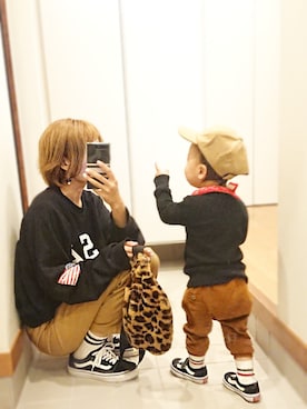 「Heather（ヘザー）のアイテム（ボディバッグ/ウエストポーチ）」を使った、Fukuco✯さん（レディース・164cm）の秋コーディネート