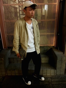 「Yves Saint Laurent（イヴサンローラン）のアイテム（バッグ）」を使った、JPさん（メンズ・169cm）の秋コーディネート