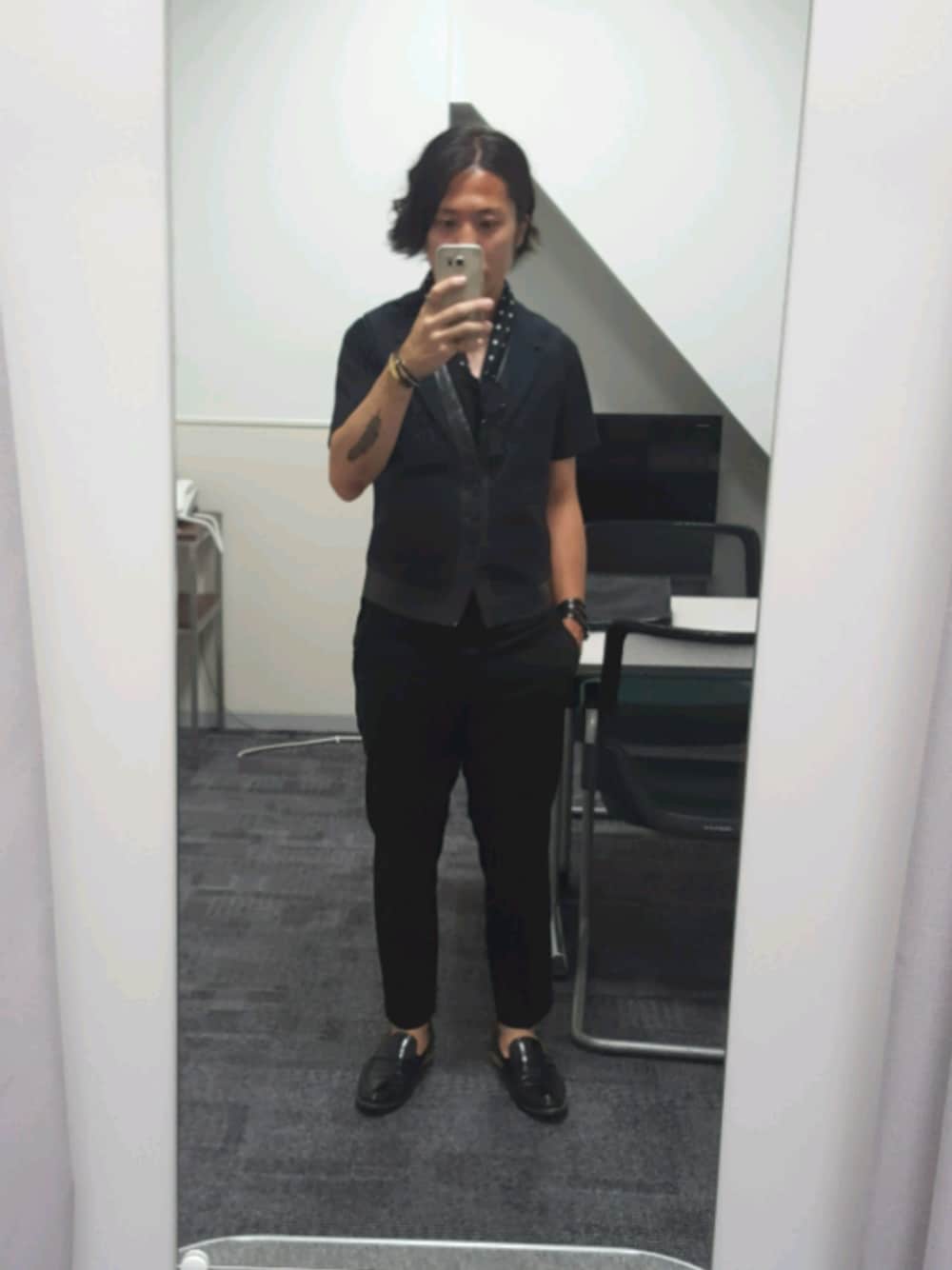 Ryohsuke｜NEIL BARRETTのスーツベストを使ったコーディネート - WEAR