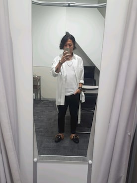 「ビットローファー」｜「アイテム（サンダル）」を使った、Ryohsukeさん（メンズ・169cm）の夏コーディネート
