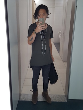 「ONLY（オンリー）のアイテム（シューズ）」を使った、Ryohsukeさん（メンズ・169cm）の秋コーディネート